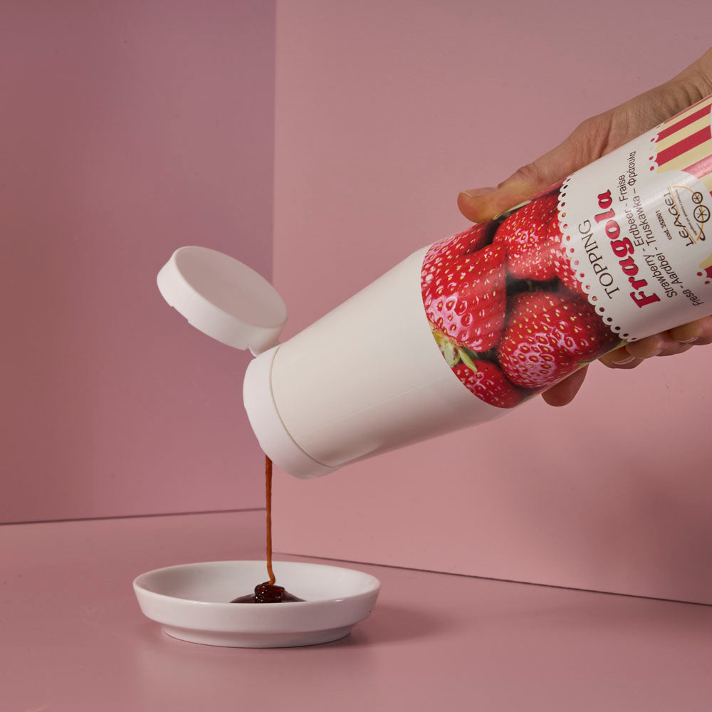Frucht Topping Erdbeere | 1 kg Flasche