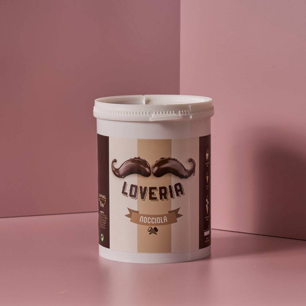 Loveria Haselnuss-Schokocreme | 1,2 kg Dose