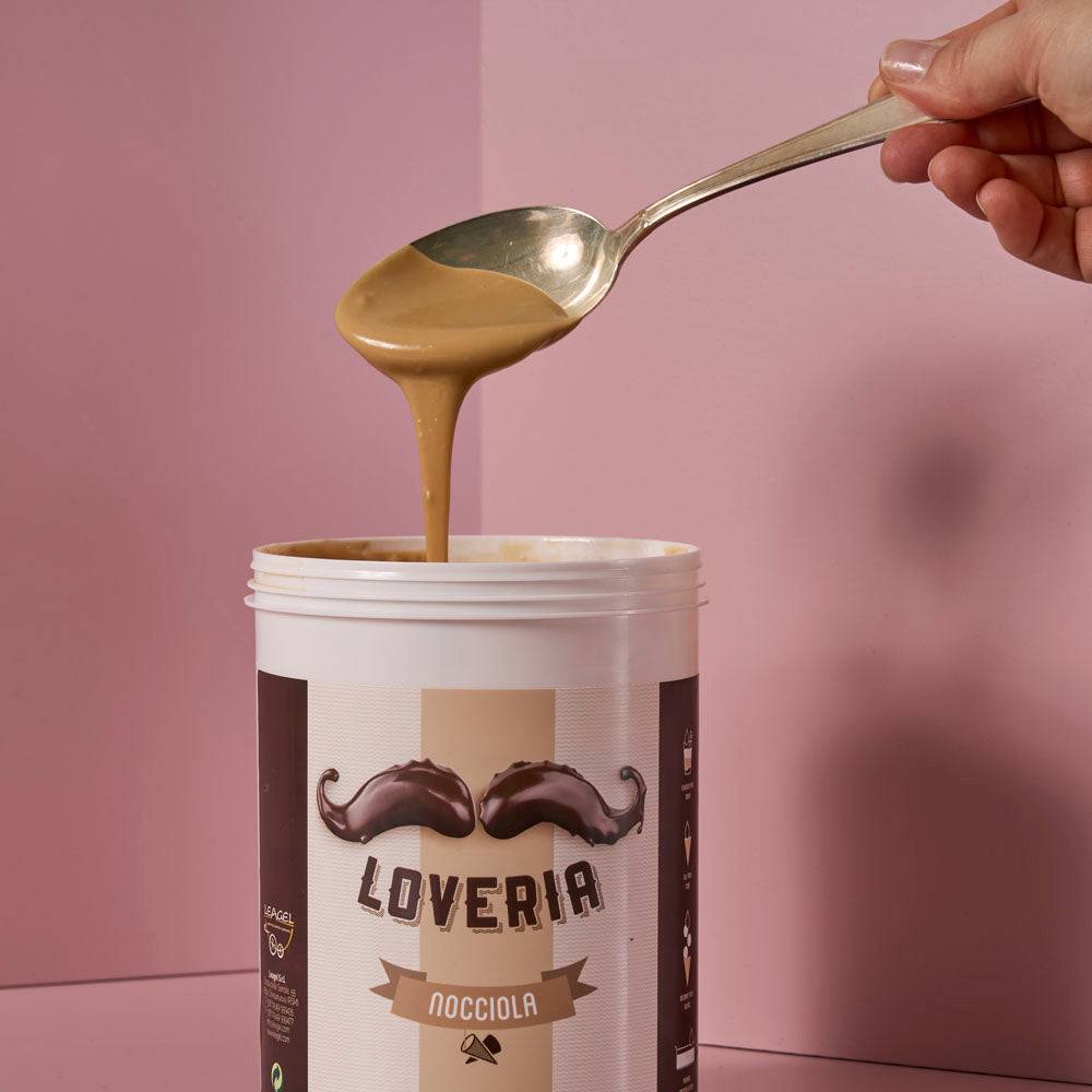 Loveria Haselnuss-Schokocreme | 1,2 kg Dose