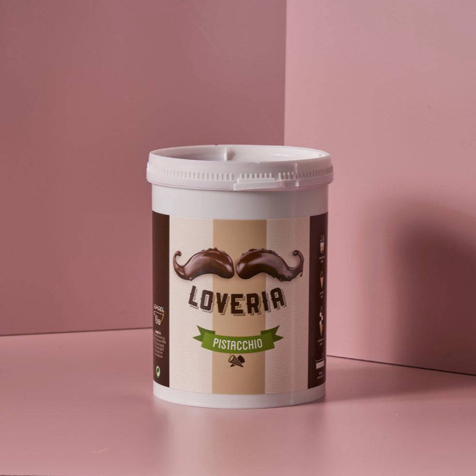 Loveria Pistazien-Schokocreme | 1,2 kg Dose