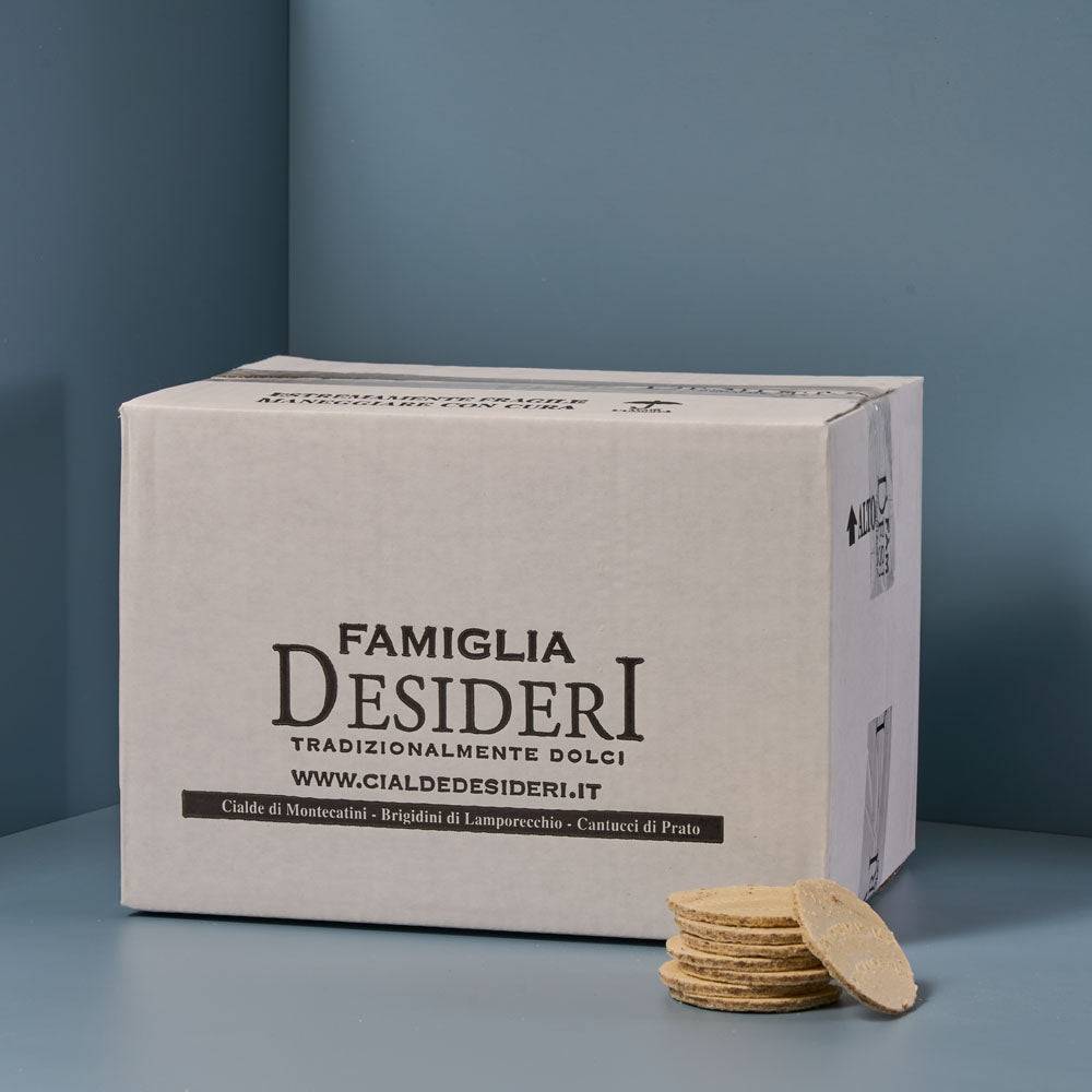 Mandelwafel Cialde di Montecatini mini Gastro Karton 160 Stück | 1,44 kg
