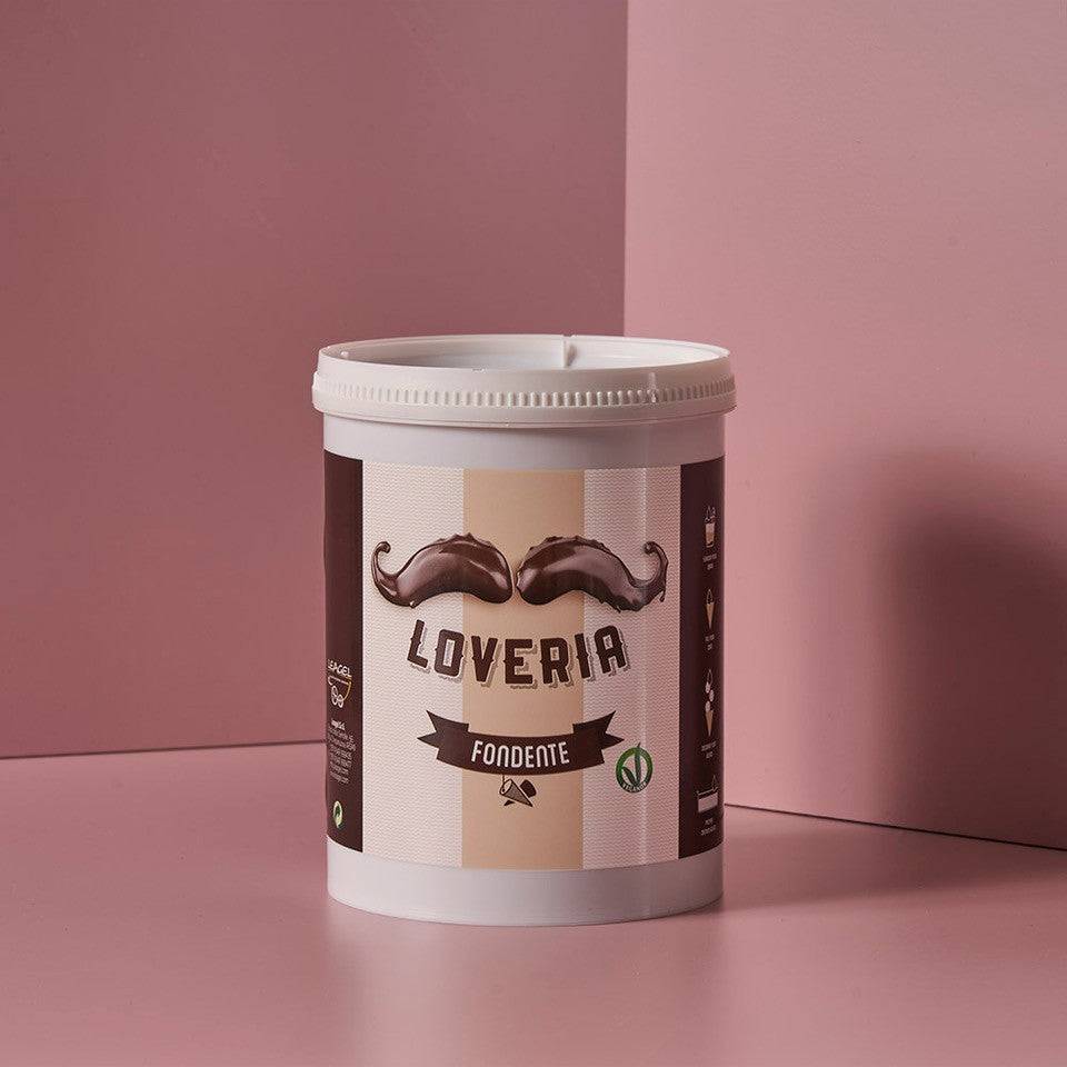Loveria Bitter-Schokocreme | 1,2 kg Dose
