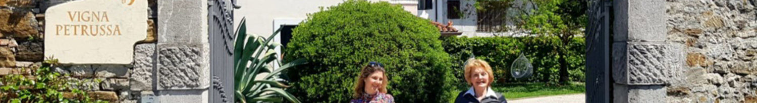 vigna petrussa Eingang mit Inhaberinnen