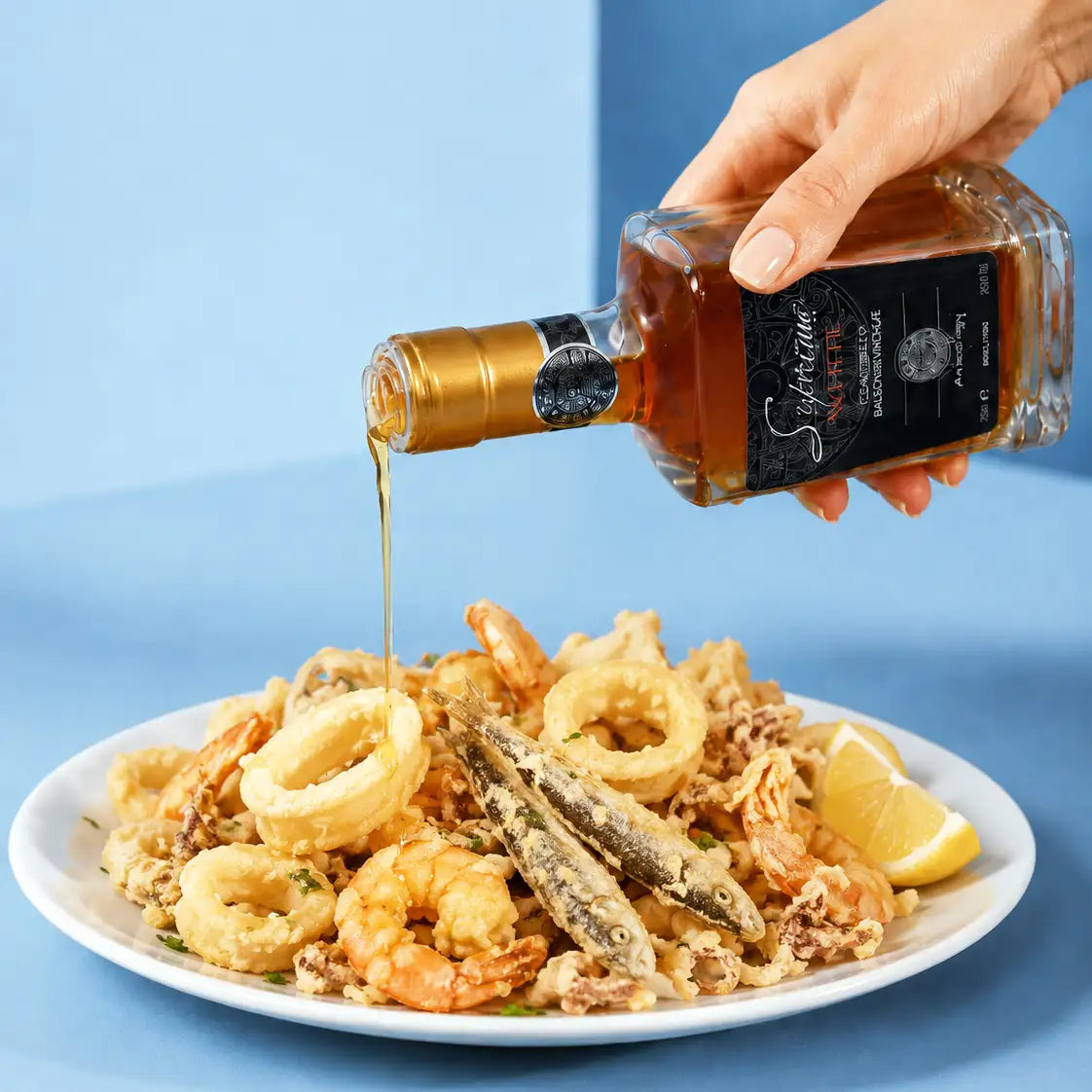aceto barrique mit frittura mista 