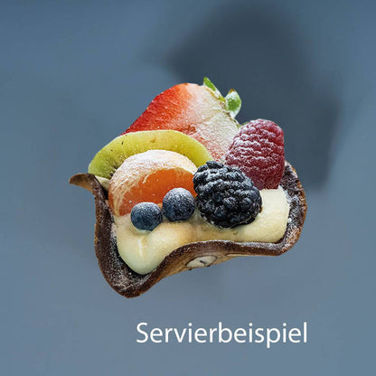 dessertbeispiel cantucci nest mit früchten und vanillecreme