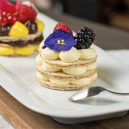 mandelwaffeln für dessertkreationen gastronomie und konditorei