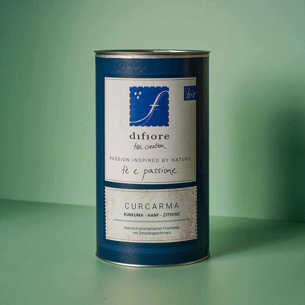 tee lose mit kurkuma zitrone in gastronomie qualität