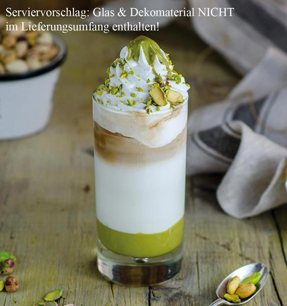 pistaziencreme eislatte für barista und espressobar