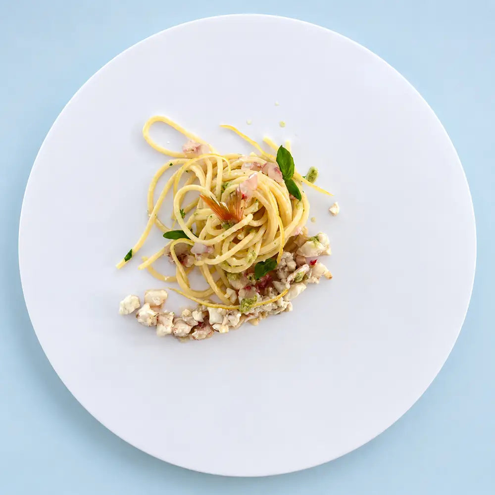 bucatini marulo al bronzo pasta
