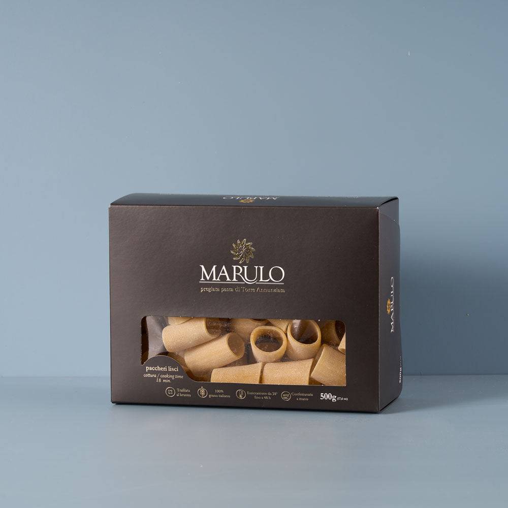 italienische pasta al bronzo von marulo paccheri