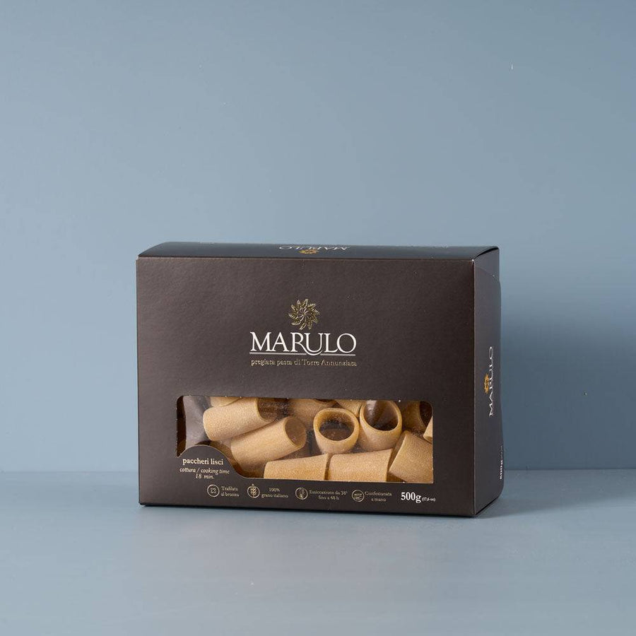 italienische pasta al bronzo von marulo paccheri