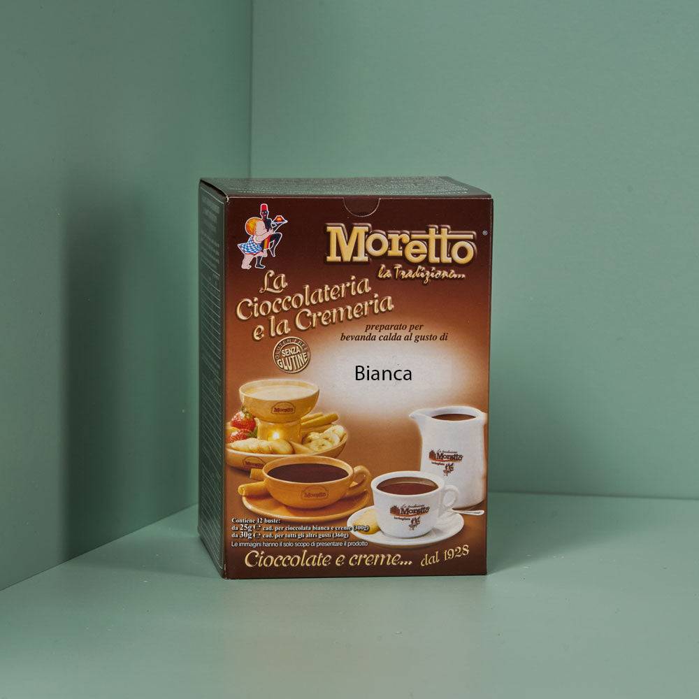 weiße schokolade von moretto für bar und gastronomie