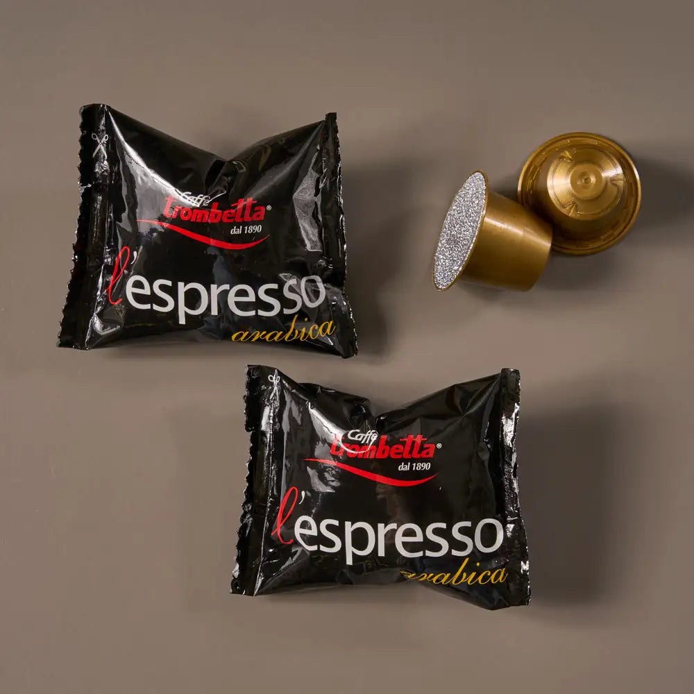 Trombetta oro kapseln für das nespresso system der kaffeemaschinen