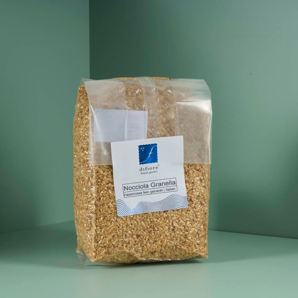 difiore Granella di Nocciola - Haselnuss Streußel | 1 kg Beutel