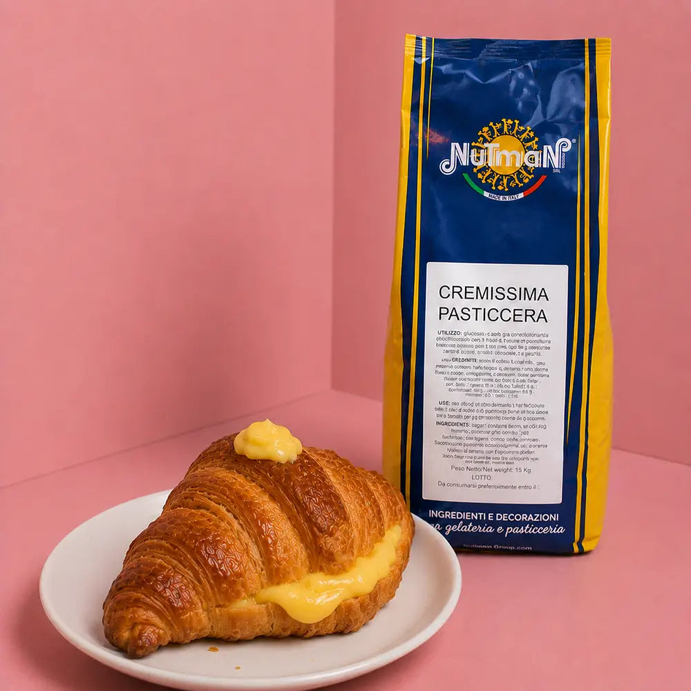 vanillecreme für gastronomie zum füllen von crossant