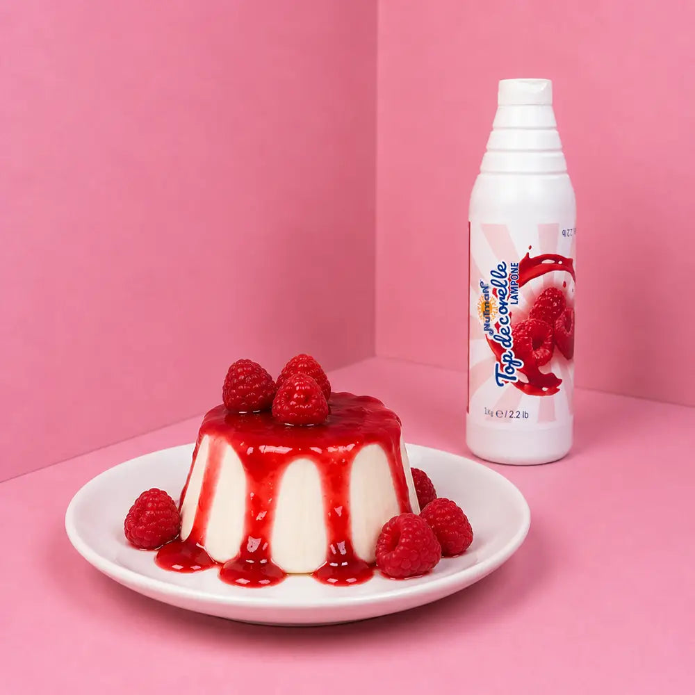 topping himbeere ideal für panna cotta
