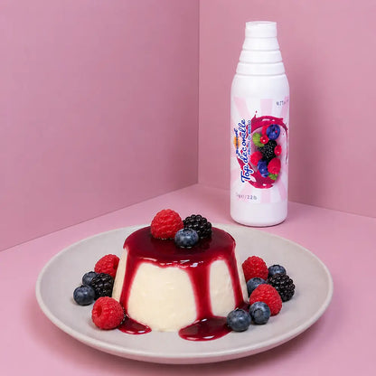 waldfruchttopping von nutman für dessert und panna cotta