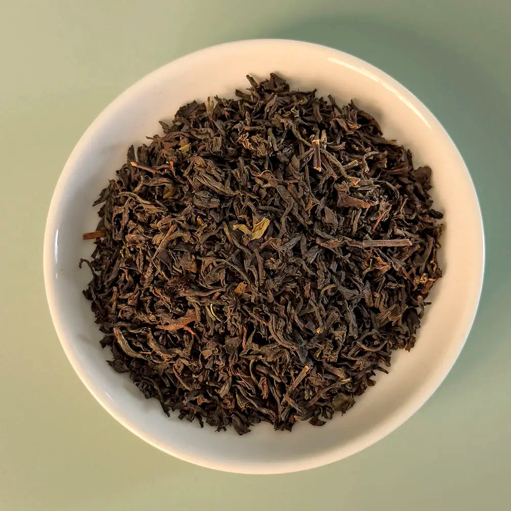 casa nostra schwarztee hausmischung bio - feinste teemsichungen aus assam, cylon und darjelling 