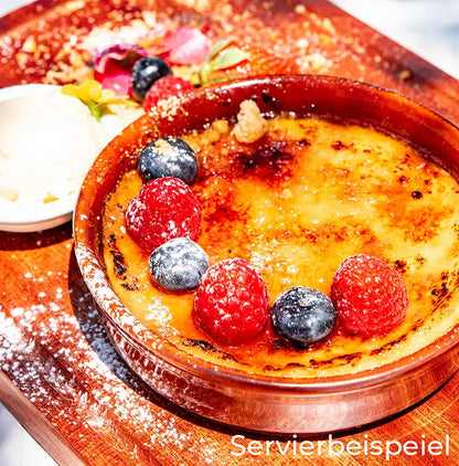 creme brullee dessertzubereitung fuer gastronomie 