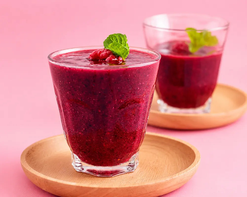 himbeersmoothie zubereitung für gastronomie und espressobar barista