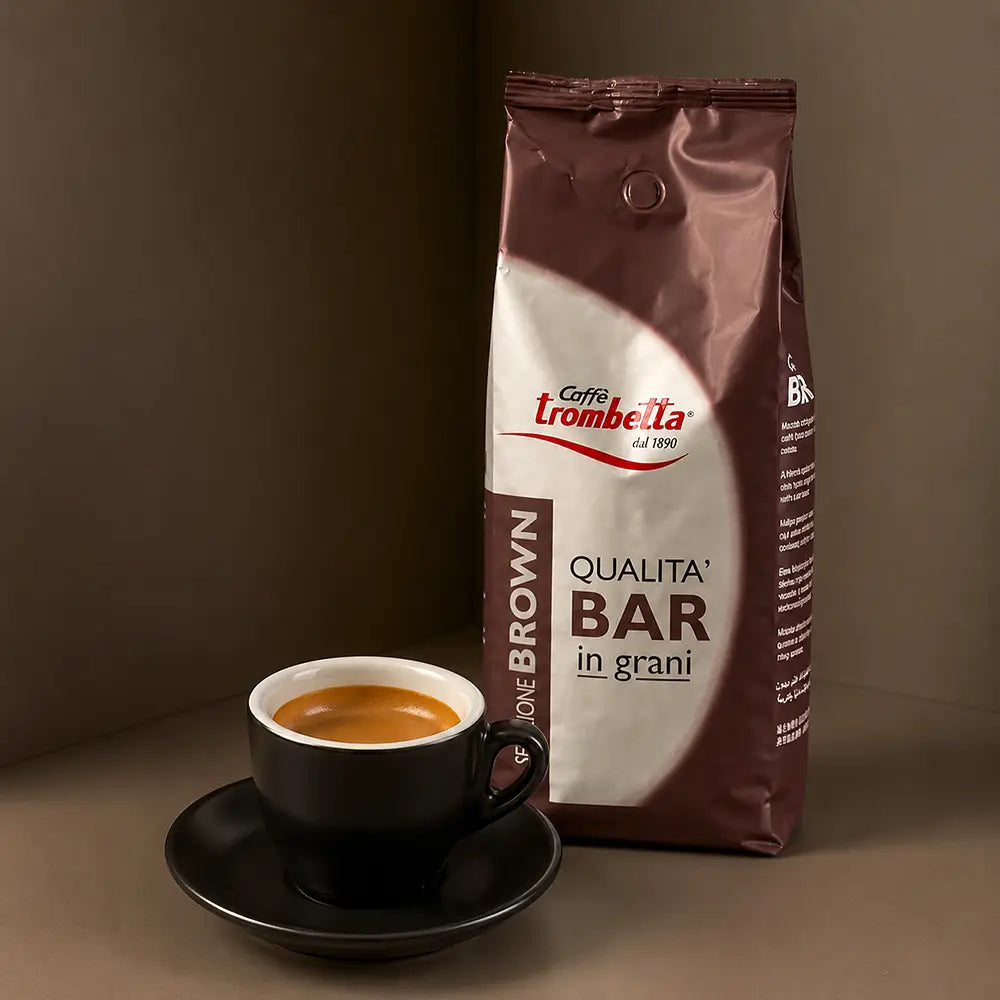 caffe trombetta bar brown espressobohnen 