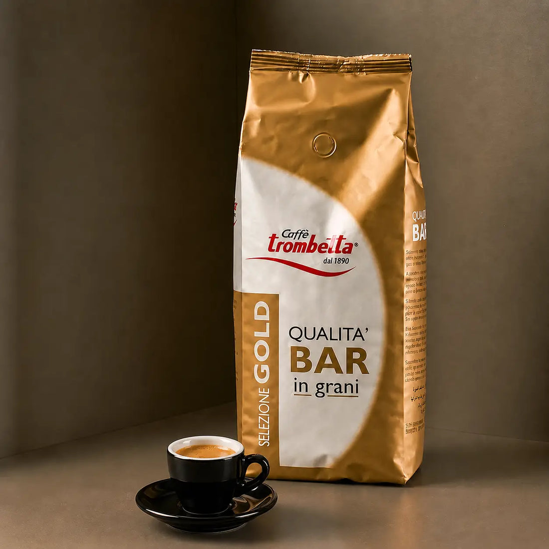 espressobohnen mit 80% arabica für einen milden espresso oder cappuccino